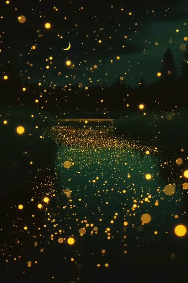 月下萤火